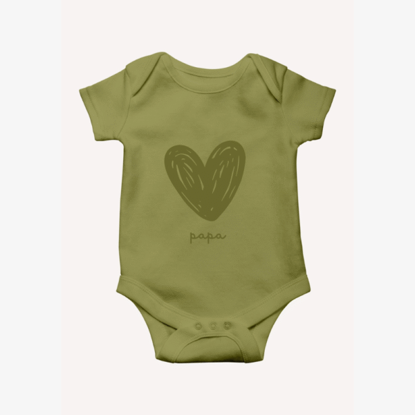 Romper - groot hart 'papa' - Image 3