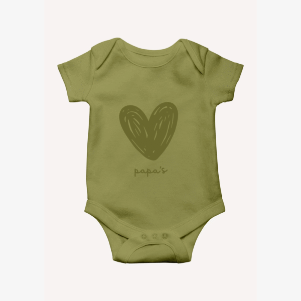 Romper - groot hart 'papa's'