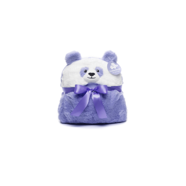 Verzwaard knuffeldeken - panda