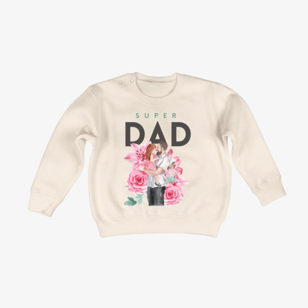 Sweater - 'super dad' met dochter