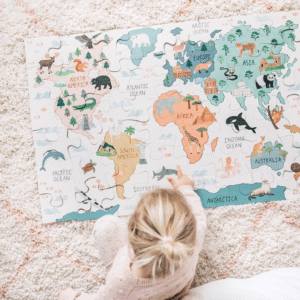 Vloerpuzzel - Wereld