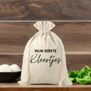 Bewaarzakje - 'mijn eerste kleertjes'