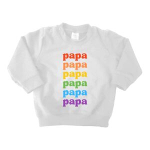 Sweater papa regenboog - Rainbow Garden