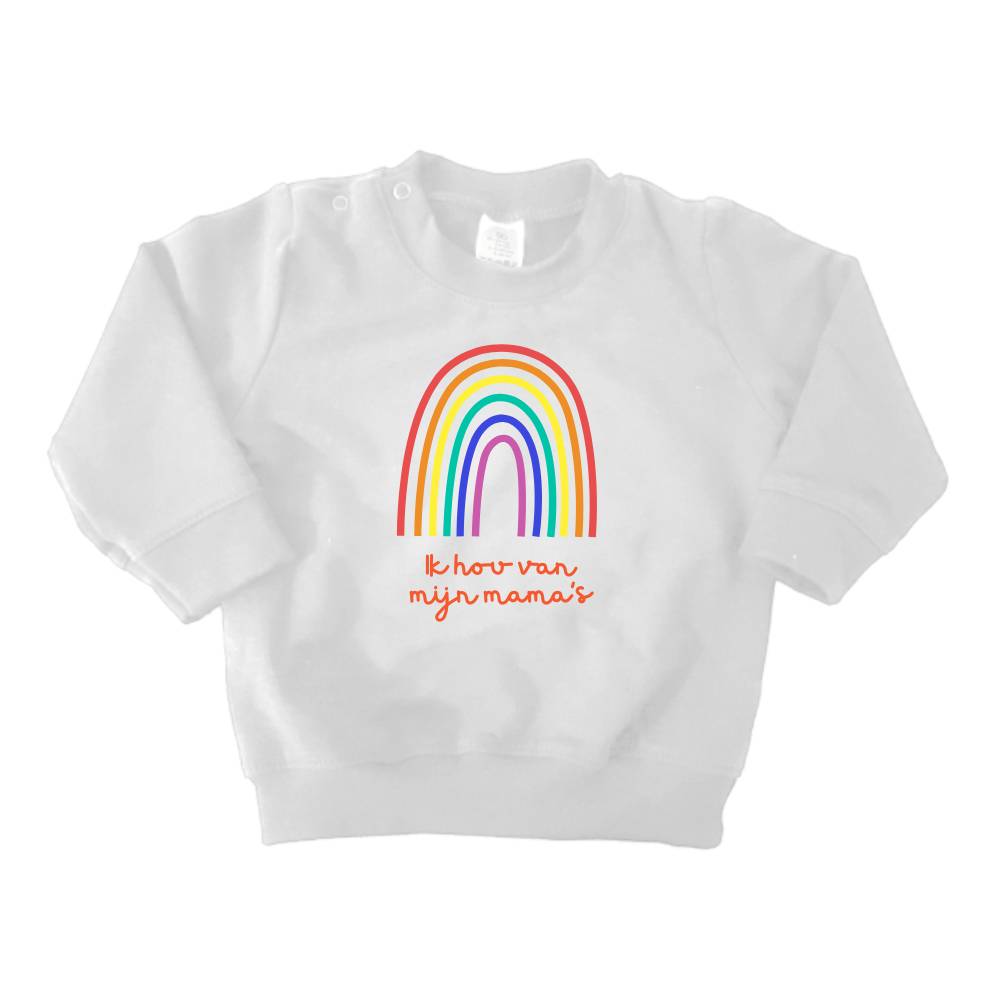 Sweater Ik hou van mijn mama's regenboog - Rainbow Garden
