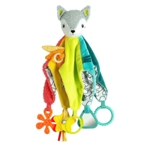 Knuffeldoekje multifunctioneel - kleurrijke vos