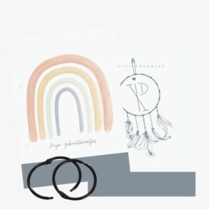 Bewaarbundel geboortekaartjes | Regenboog