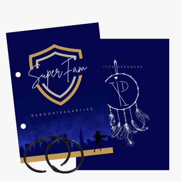 Bewaarbundel geboortekaartjes | SuperFam (mama)