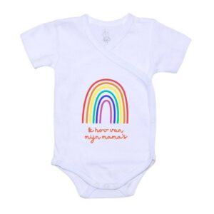 Romper Ik hou van mijn mama's regenboog - Rainbow Garden