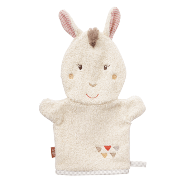 Washandschoen lama