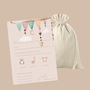 Babyshowerkaarten 'stoer' - mama