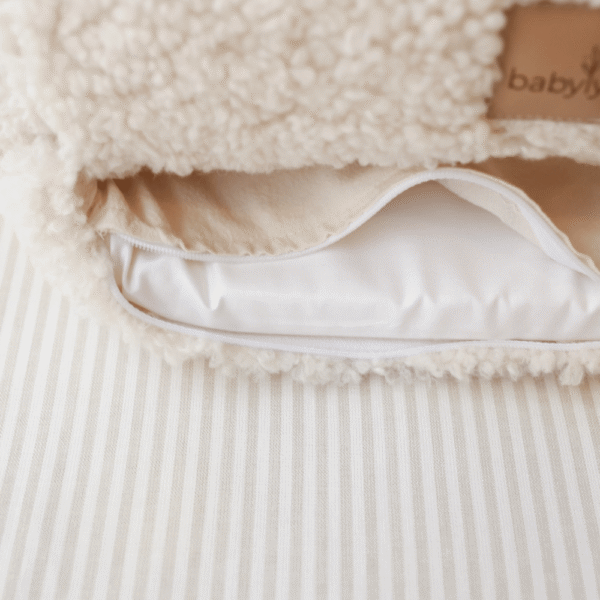 Babynestje teddy - crème - Afbeelding 2
