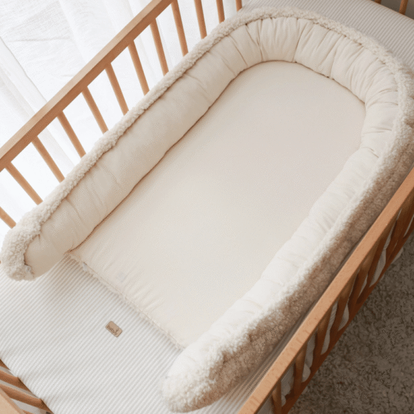 Babynestje teddy - crème - Afbeelding 3