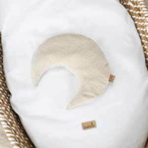 Kersenpitkussen maan - beige