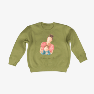 Sweater - moeder en kind met tekst 'mama en ik'
