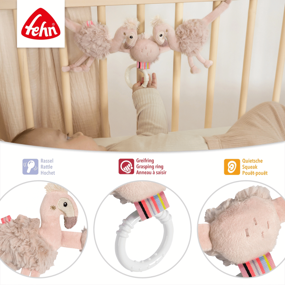 Kinderwagenketting - Flamingo - Afbeelding 2