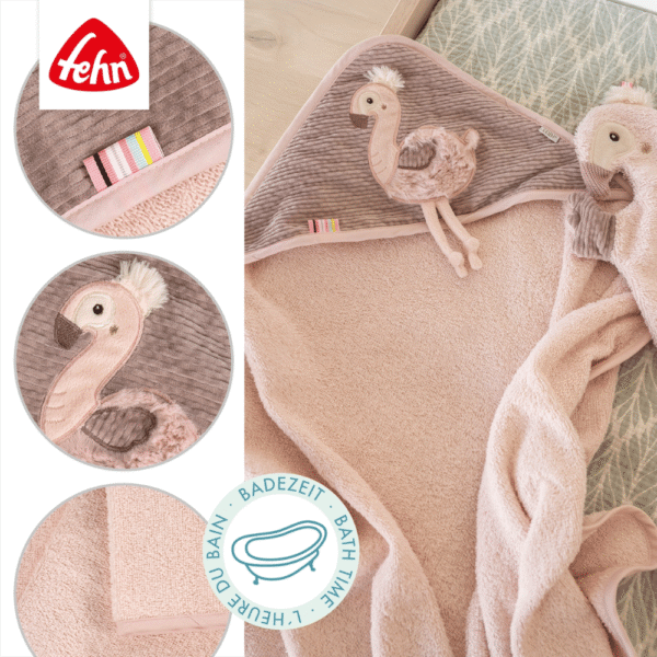Badhanddoek - Flamingo - Afbeelding 3