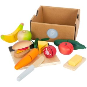 Houten snijset lunch
