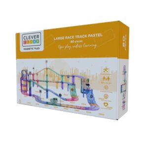 Magnetic Tiles Large Race Track - Pastel
