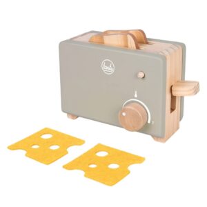 Houten Broodroosterset kaas - Grijs