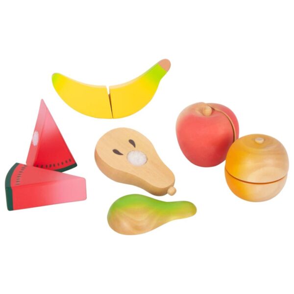 Houten fruitset