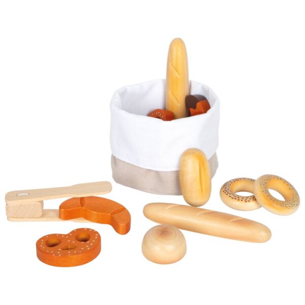 Houten broodmandenset