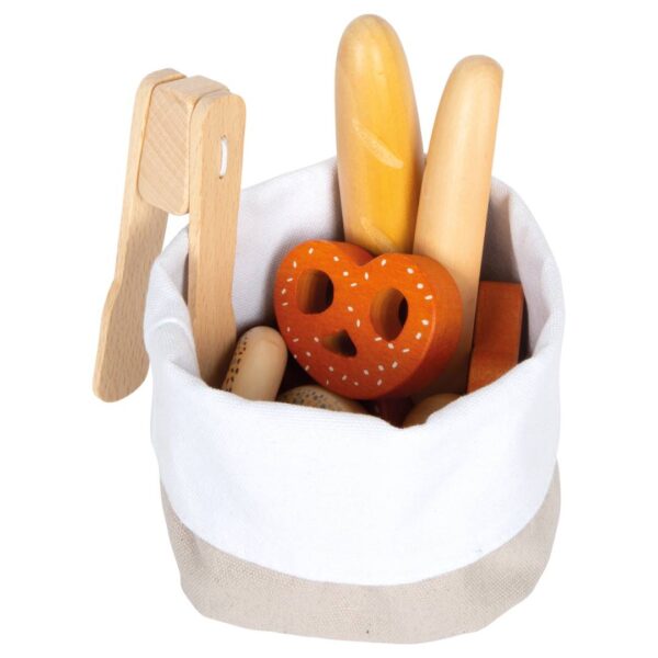Houten broodmandenset