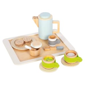 Houten Koffie- en theeset