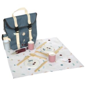 Houten picknickset met rugzak