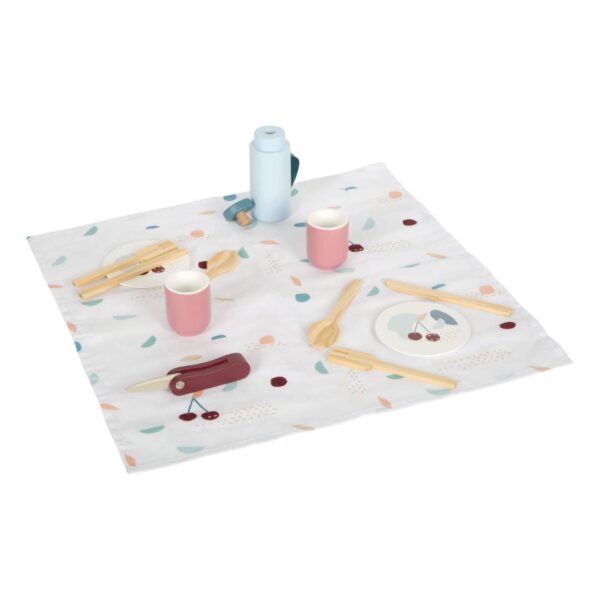 Houten picknickset met rugzak