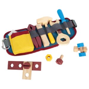 Houten gereedschapsriem voor kinderen