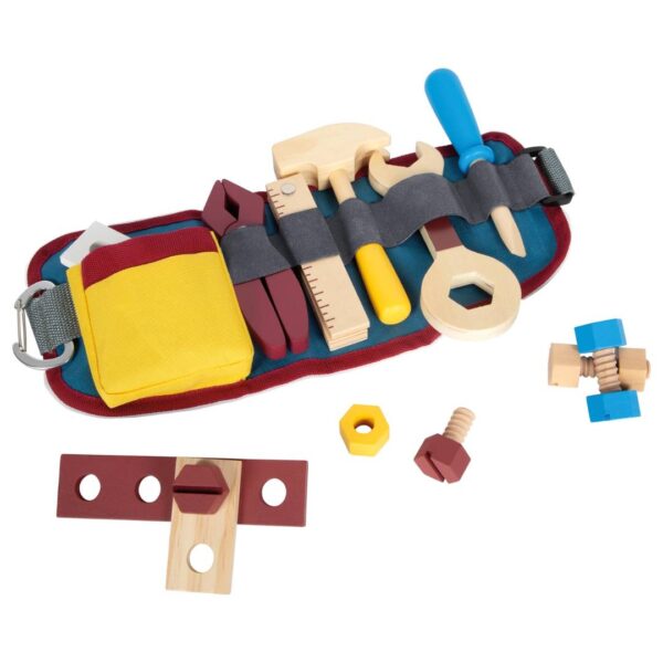Houten gereedschapsriem voor kinderen