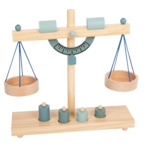 Houten barweegschaal voor kinderen