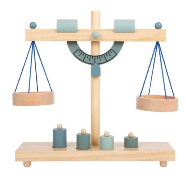 Houten barweegschaal voor kinderen