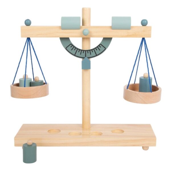 Houten barweegschaal voor kinderen