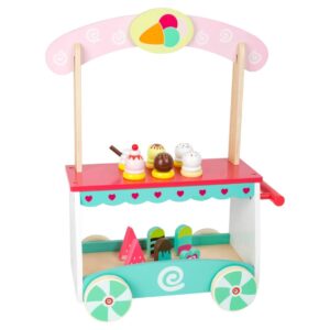 Houten mobiele ijskraam