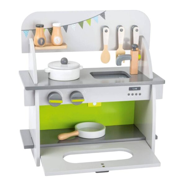 Houten duurzame kinderkeuken