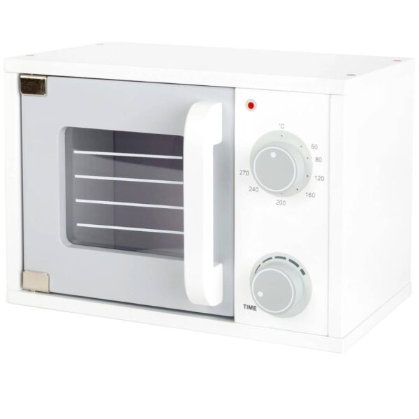 Houten magnetron - wit