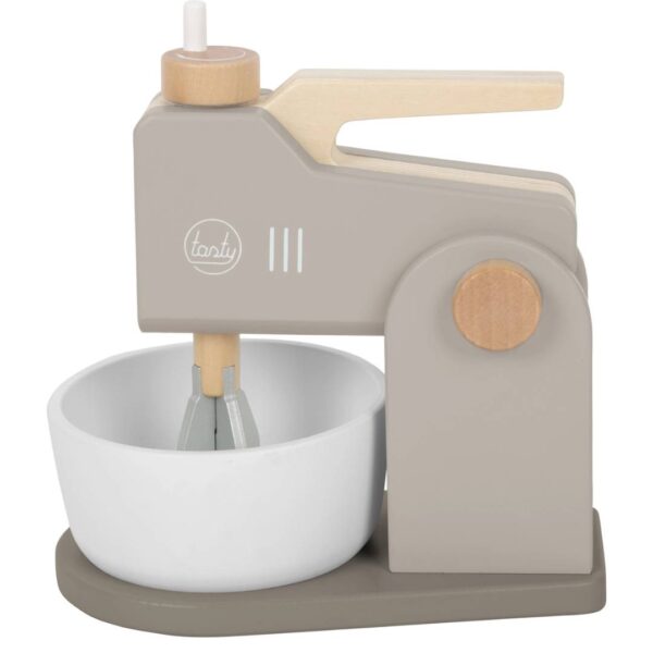 Houten Mixerset - Warm Grijs