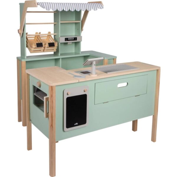 Houten Speelkeuken en Winkel - Multifunctioneel