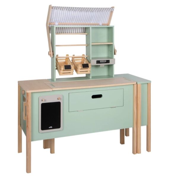 Houten Speelkeuken en Winkel - Multifunctioneel