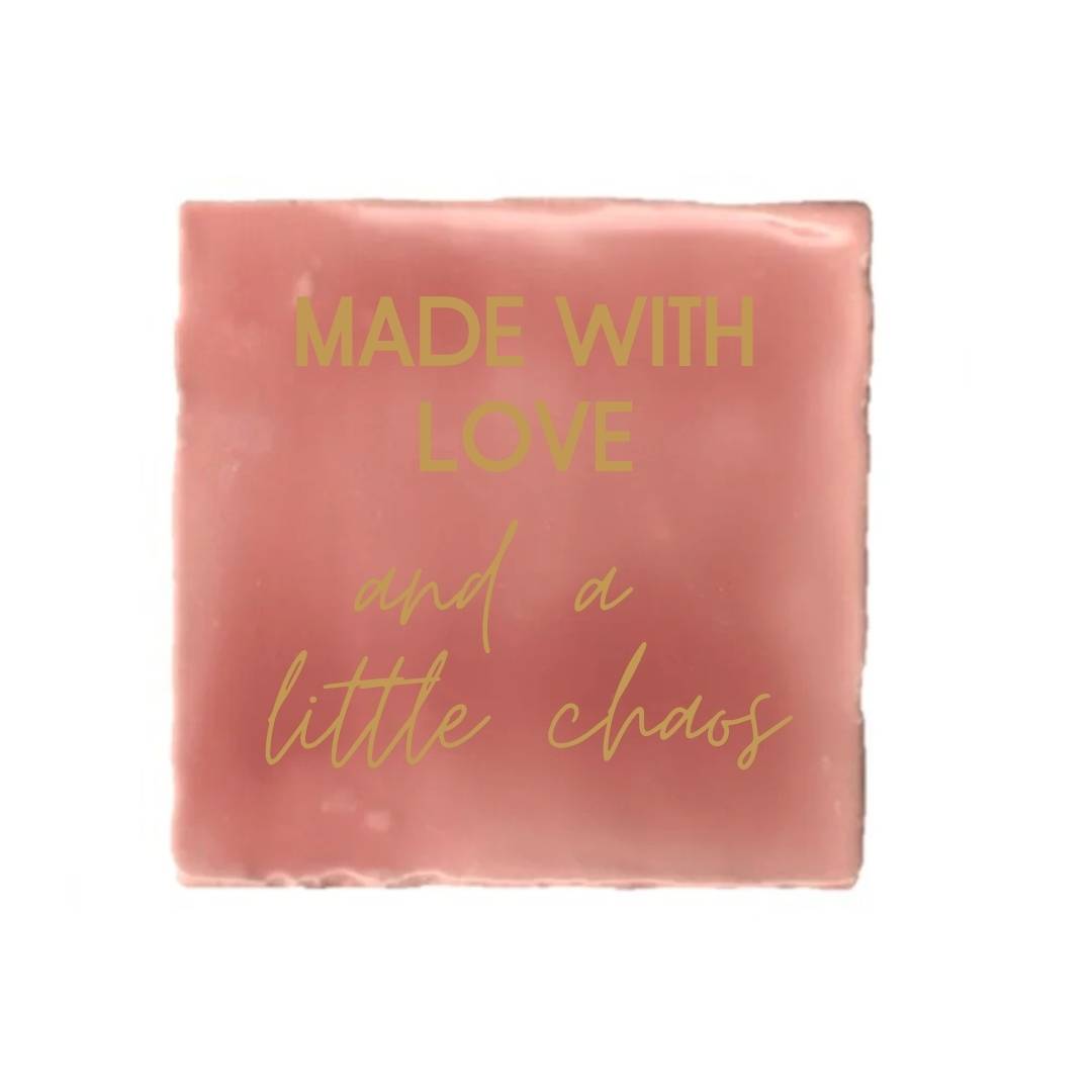 Tegeltje - Made with love - diverse kleuren - Afbeelding 8