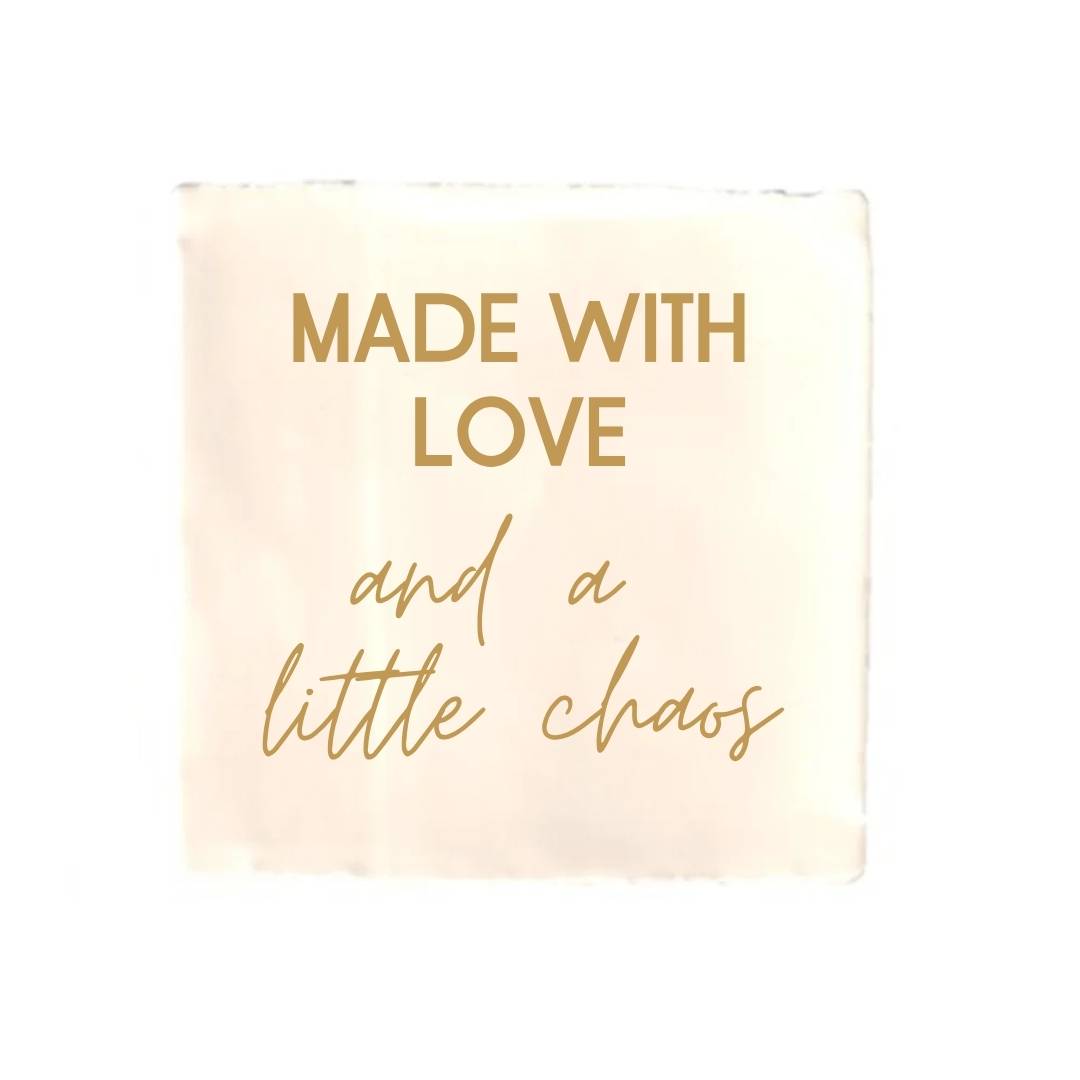 Tegeltje - Made with love - diverse kleuren - Afbeelding 9