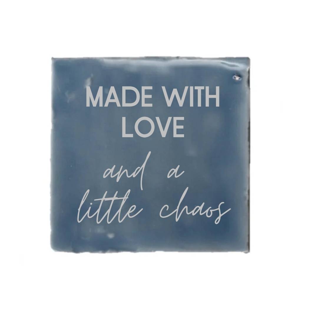 Tegeltje - Made with love - diverse kleuren - Afbeelding 11