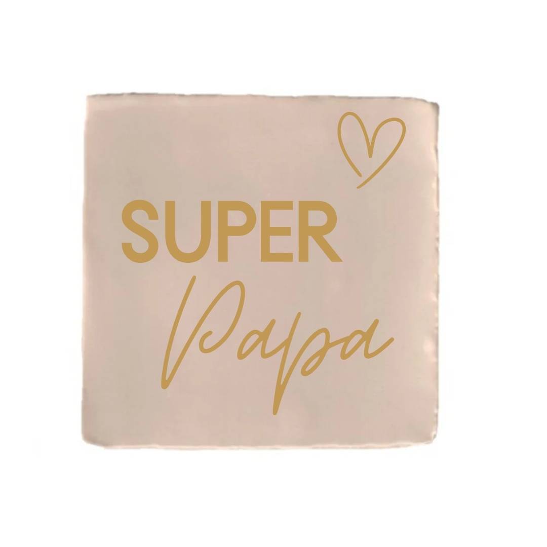 Tegeltje - Super Papa - diverse kleuren - Afbeelding 4