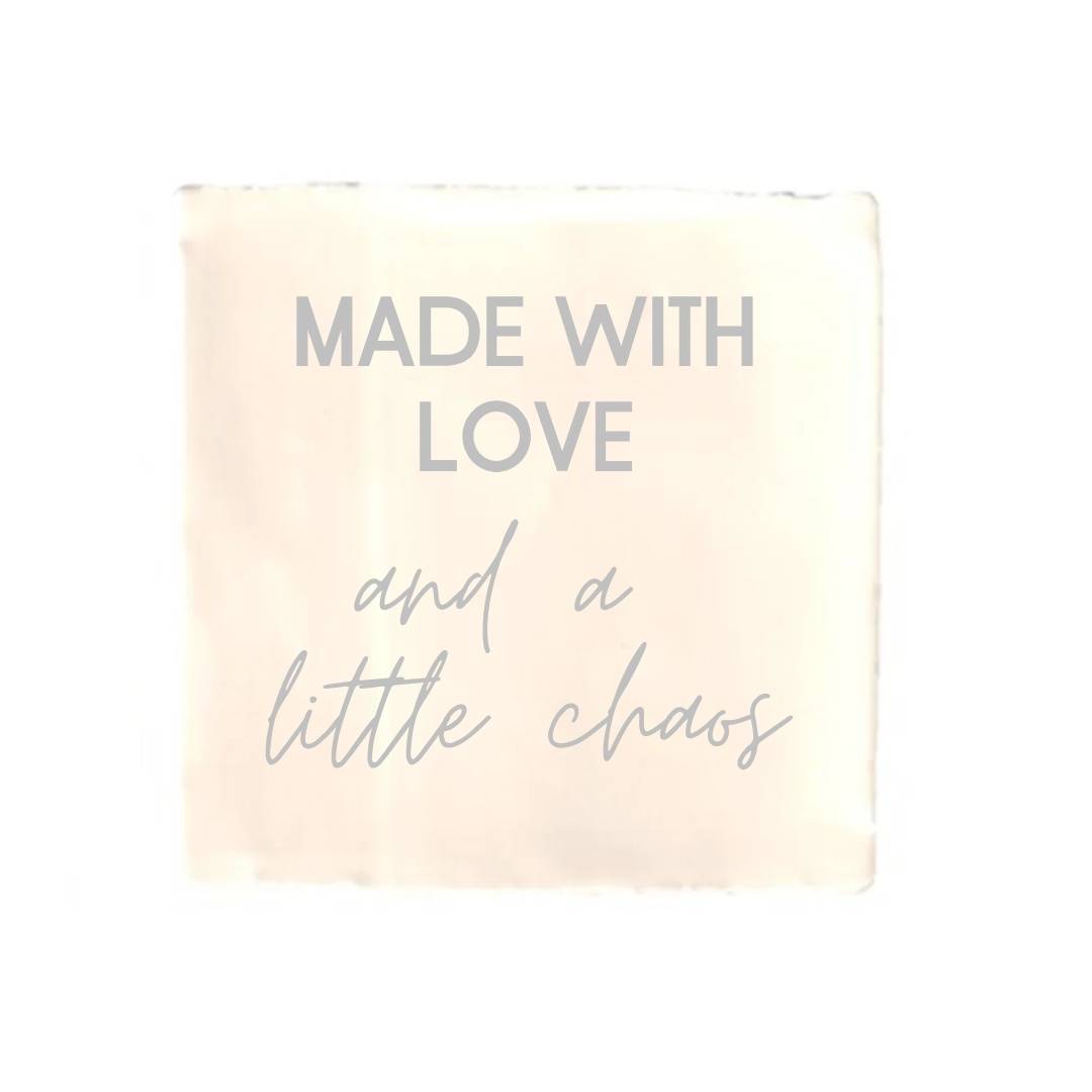 Tegeltje - Made with love - diverse kleuren - Afbeelding 15