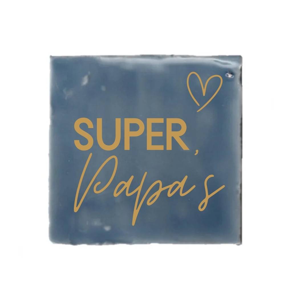 Tegeltje - Super Papa's - diverse kleuren - Afbeelding 3