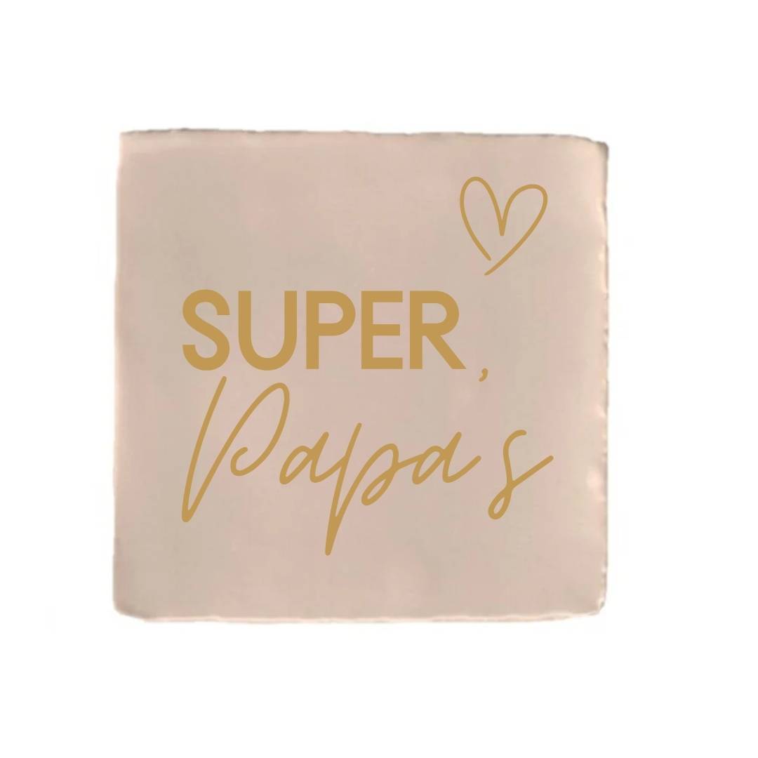 Tegeltje - Super Papa's - diverse kleuren - Afbeelding 4