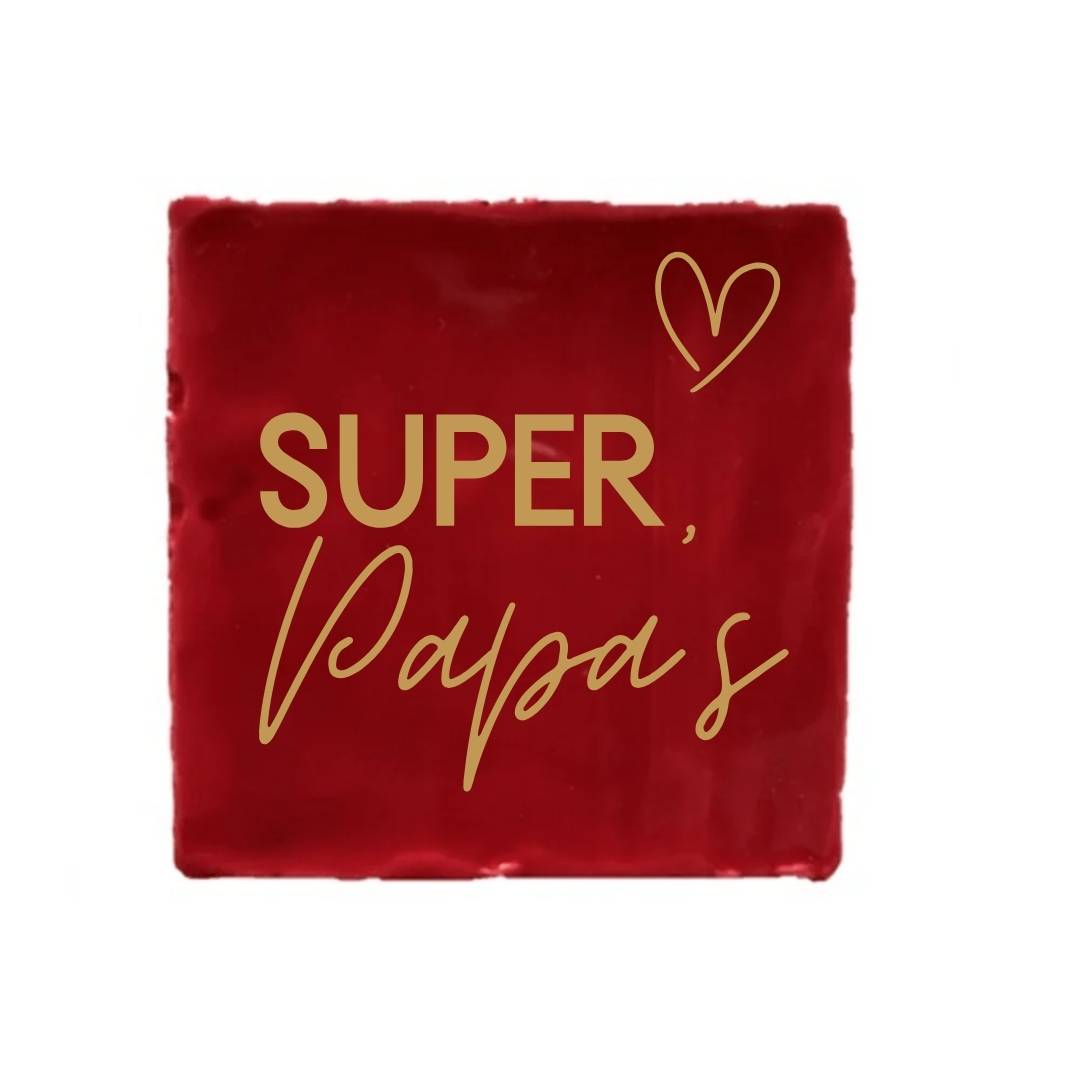 Tegeltje - Super Papa's - diverse kleuren - Afbeelding 6