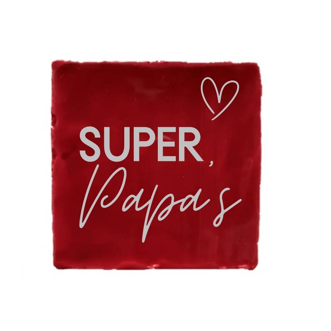 Tegeltje - Super Papa's - diverse kleuren - Afbeelding 12