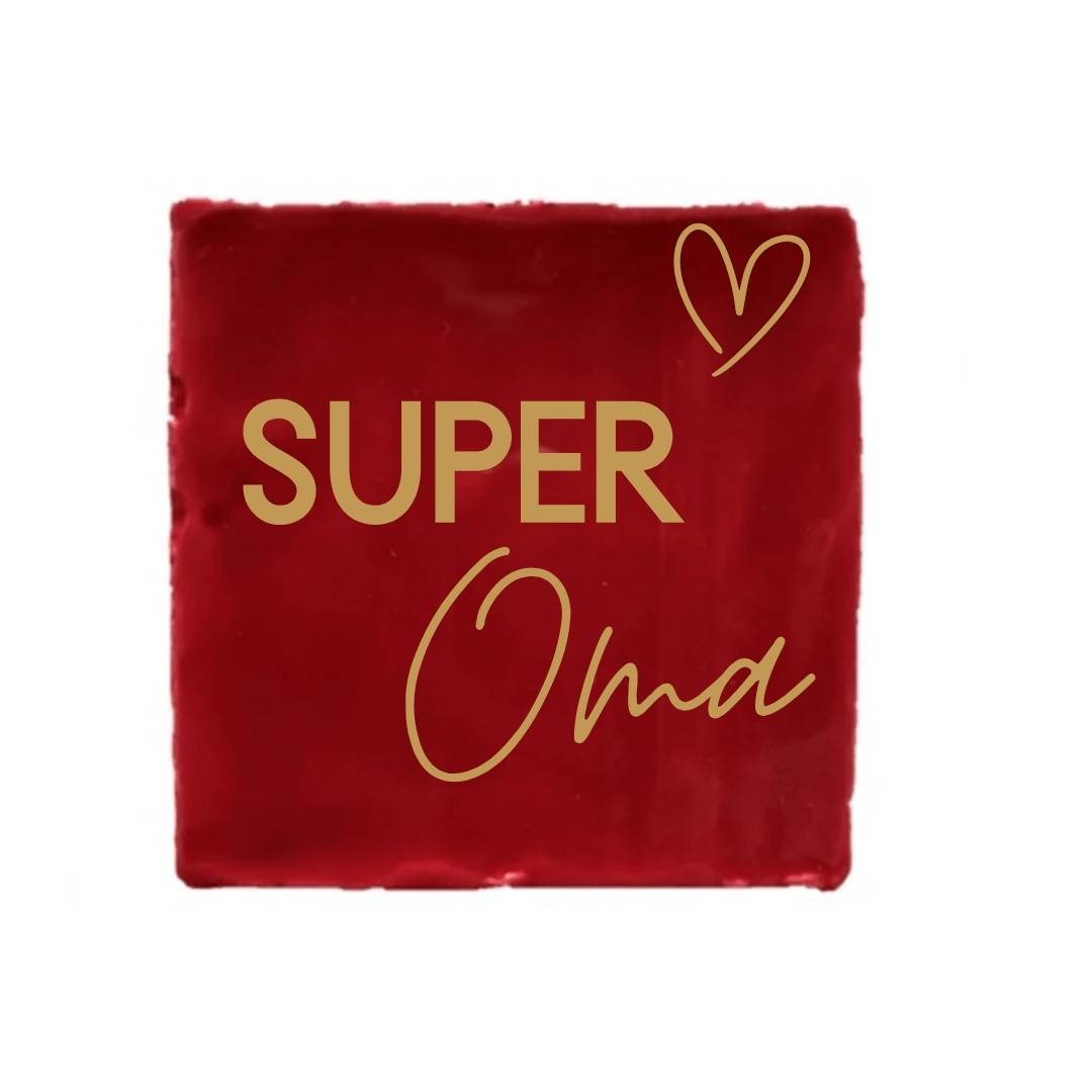 Tegeltje - Super Oma - diverse kleuren